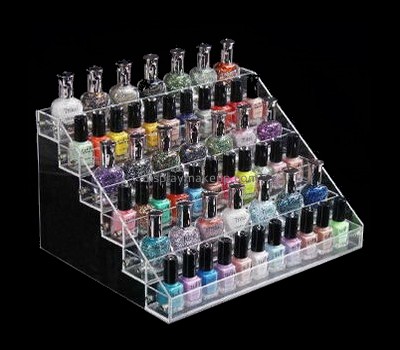 Custom design acrylic nail polish display stand makeup retail display acrylic retail displays DMD-158