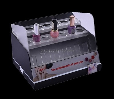 Customized manufacturing of acrylic acrylic makeup display stand nail varnish display stand DMD-167