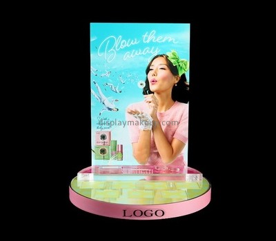 China acrylic products manufacturer hot selling acrylic display shelves stand for makeup DMD-170