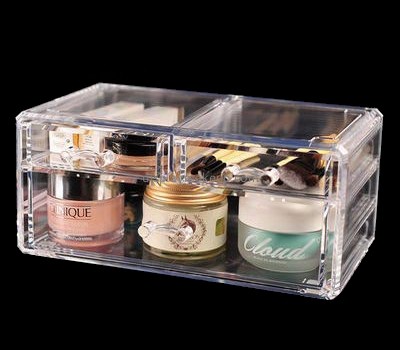Custom design acrylic plexiglass display box countertop display cases wholesale display stands for cosmetics DMD-262