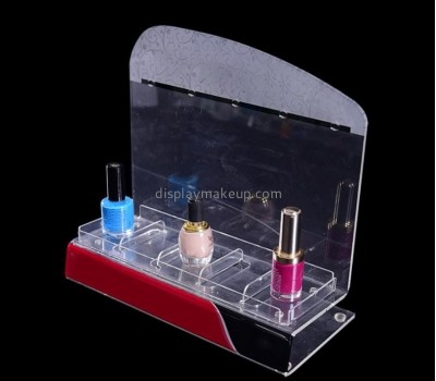 Customized plastic display shelves cosmetic display racks acrylic nail polish stand DMD-275