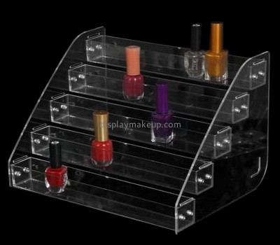 China acrylic manufacturer wholesale custom retail displays standing nail polish rack DMD-285