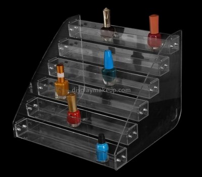 Cosmetic display stand suppliers customize standing nail polish display racks for retail DMD-325