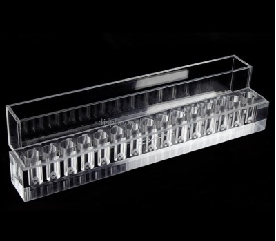 Acrylic display factory customized personalised cosmetic makeup brush shop display holder DMD-334