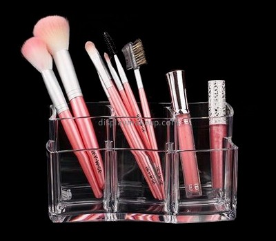 Cosmetic display stand suppliers customized acrylic cosmetic brush display holder DMD-350
