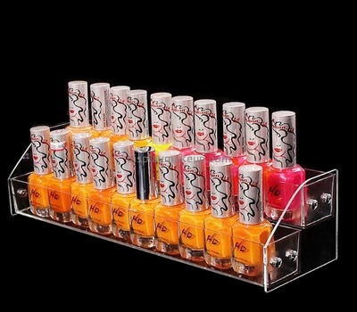 Makeup display stand suppliers customized acrylic holder organizer for nail polish DMD-385