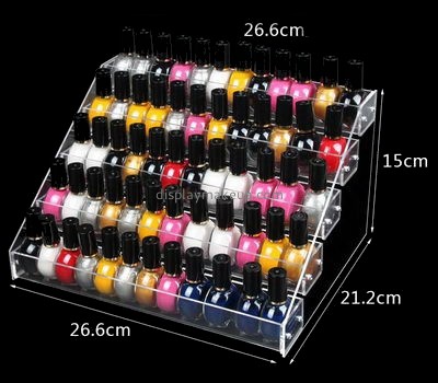 Makeup display stand suppliers customized plastic nail varnish polish holder DMD-395