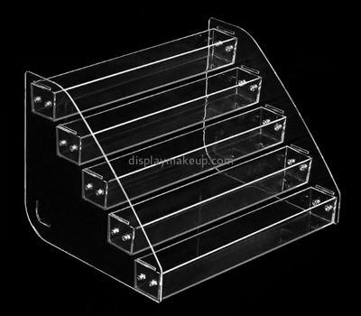 Cosmetic display stand suppliers customized clear makeup nail polish rack organizer DMD-403
