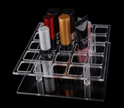 Acrylic factory customized lucite makeup retail display holders DMD-420