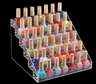 Cosmetic display stand suppliers wholesale counter nail polish bottle holder displays DMD-434