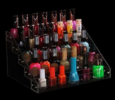Makeup display stand suppliers customized acrylic nail polish and makeup organizer  stand DMD-480