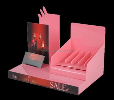Makeup display stand suppliers customized acrylic  retail makeup product display stands DMD-484