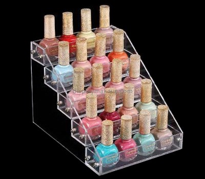 Cosmetic display stand suppliers customized acrylic lipstick and nail polish organizer displays DMD-486