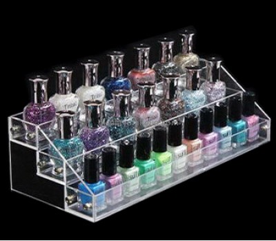 Acrylic manufacturers customized makeup nail polish finger holder display organizer DMD-493
