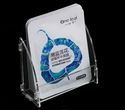 Cosmetic display stand suppliers customized acrylic mask display stand holder DMD-499
