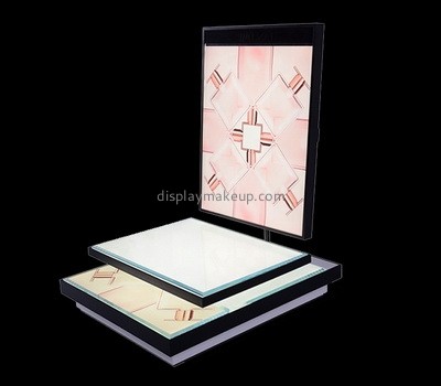 Lucite manufacturer customized acrylic cosmetic display stand DMD-524