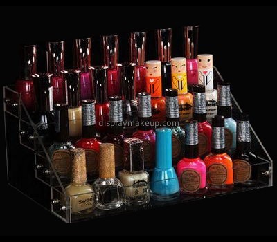 Lucite manufacturer customized acrylic nail polish standing rack DMD-549