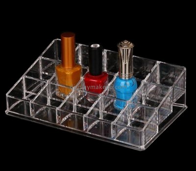 Acrylic display stand manufacturers customized cheap nail polish organizer holder DMD-606