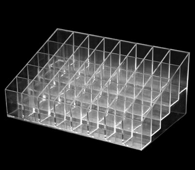 Makeup display stand suppliers customized clear acrylic lipstick display holder DMD-614