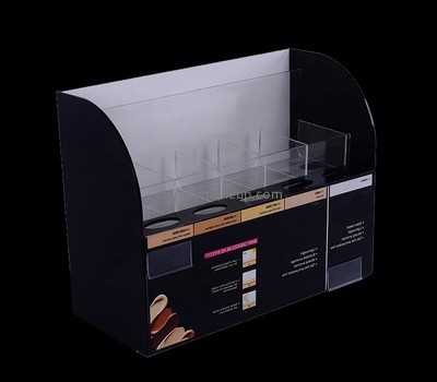 Acrylic factory custom perspex fabrication cosmetic counter displays DMD-647