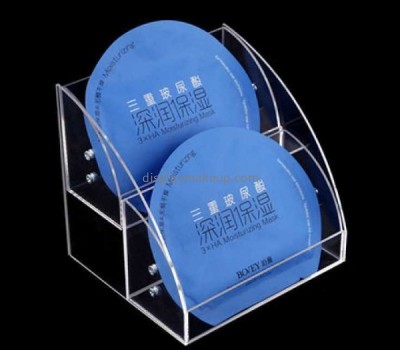 Cosmetic display stand suppliers custom clear plastic fabrication makeup display DMD-793