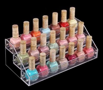 Acrylic display stand manufacturers custom nail polish organizer DMD-863