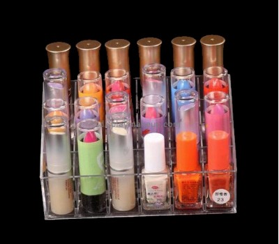 Plastic company custom clear 24 lipstick holder DMD-912