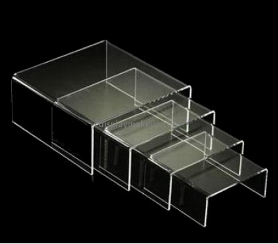 Customized clear acrylic risers for display DMD-1164