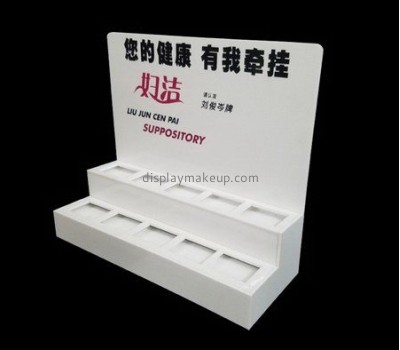 Customized acrylic stair step display risers DMD-1220