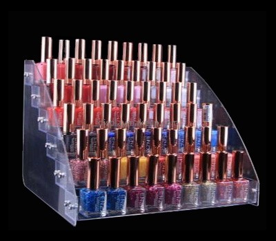 Customized clear acrylic nail polish organizer rack DMD-1248
