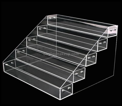 Bespoke tiered clear acrylic display stands DMD-1316