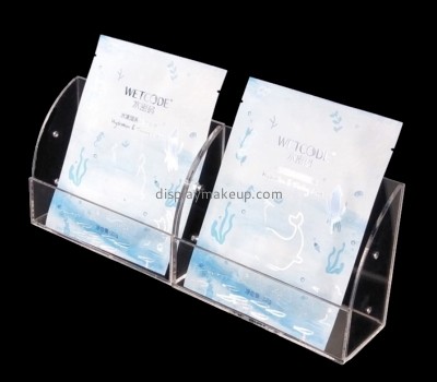 Bespoke clear acrylic display stand for mask DMD-1497