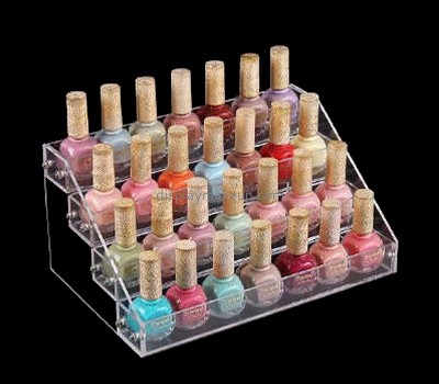 Customize clear acrylic makeup product display stand DMD-1589
