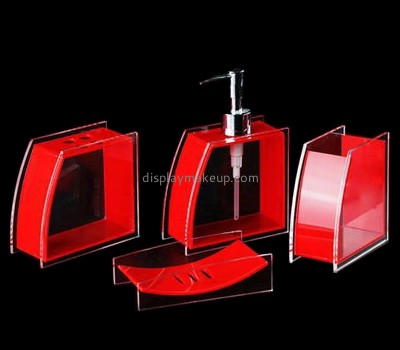 Acrylic bathroom soap and lotion dispenser set DMD-2509