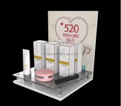Retail acrylic skin care display stand DMD-2574