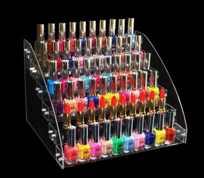 Custom 6 tiered clear acrylic makeup display stands DMD-2591