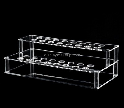 Custom tiered acrylic makeup brushes display stand DMD-2771