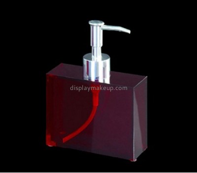 Custom red acrylic soap dispenser DMD-2801