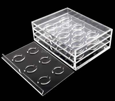 Plexiglass display manufacturer custom acrylic fake lashes organiser box DMO-622
