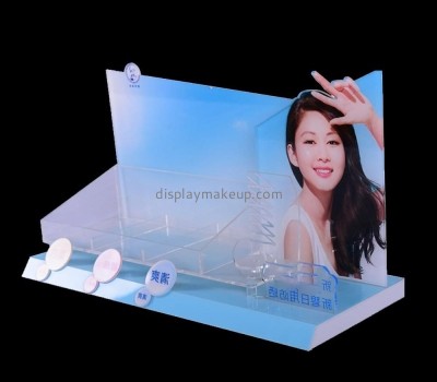 China acrylic manufacturer custom plexiglass skin care product display stand cosmetic display props DMD-2876