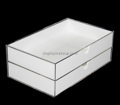 Acrylic boxes manufacturer custom plexiglass cosmetic drawer box DMO-624