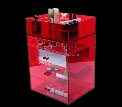 China plexiglass supplier custom acrylic cosmetic storage organiser box DMO-630