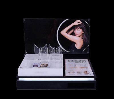 Ａcrylic display supplier custom plexiglass shopping store skin care product display shelf DMD-2878