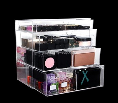 China perspex manufacturer custom acrylic cosmetic drawer organizer DMO-636