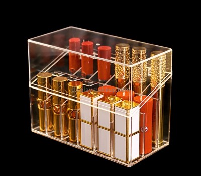 China acrylic supplier custom plexiglass lipstick organiser box DMO-637