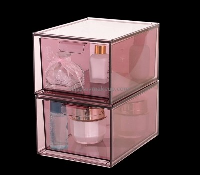 China lucite supplier custom acrylic skincare products drawer organizer DMO-643
