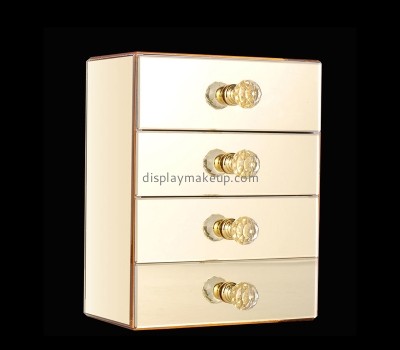 China perspex supplier custom acrylic cosmetic drawer organizer box DMO-648