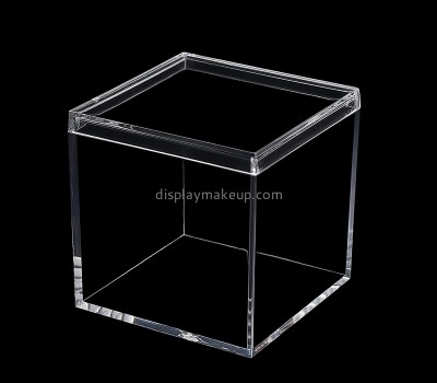 China plexiglass manufacturer custom acrylic skincrare products organizer box DMO-654