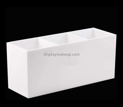 China plexiglass supplier custom table top acrylic makeup brushes organizer container DMO-653