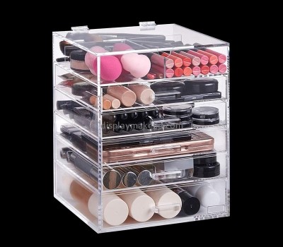 Plexiglass display supplier custom acrylic cosmetic drawer organizer DMO-658